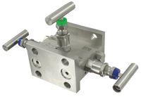 Dwyer 3-Valve Block Manifold, Series BBV-1